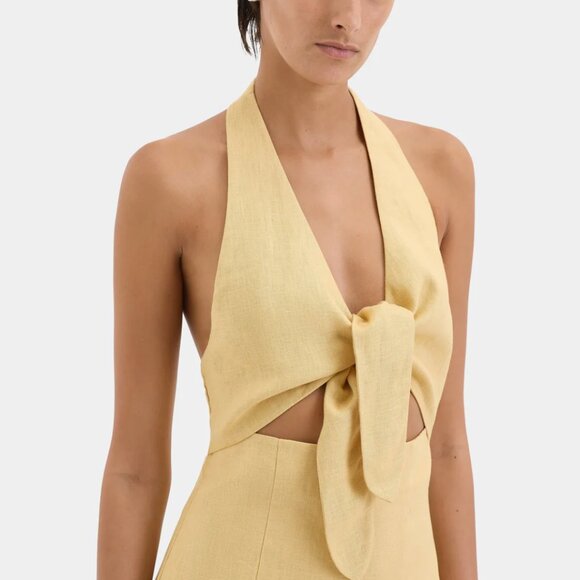 SIR. Carlotta Tie Midi Dress  USD $490 (Local duties included) or 4 installments - Picture 6 of 12